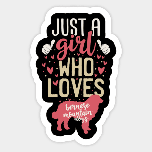 Bernese Mountain Dogs Sticker